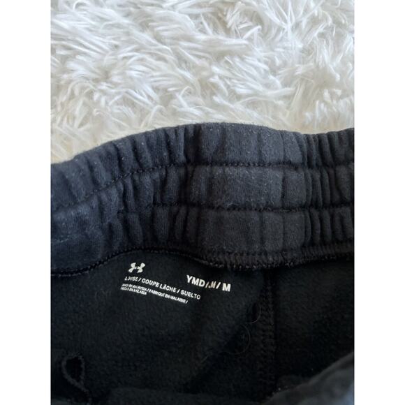 Under Armour Girls Sz. M Knit Black Sweatshirts. Comfortable, Pockets. Cute - Picture 7 of 12